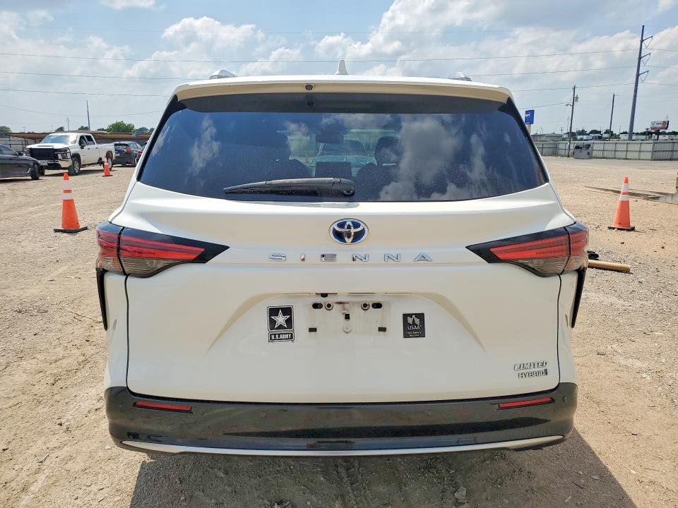 2021 Toyota VIN 5TDZRKEC1MS032910 COPART salvage auction — FRONT END, Tx - Salvage Vehicle Title, sold $17,100 on 2026-07-29 (photo 6)