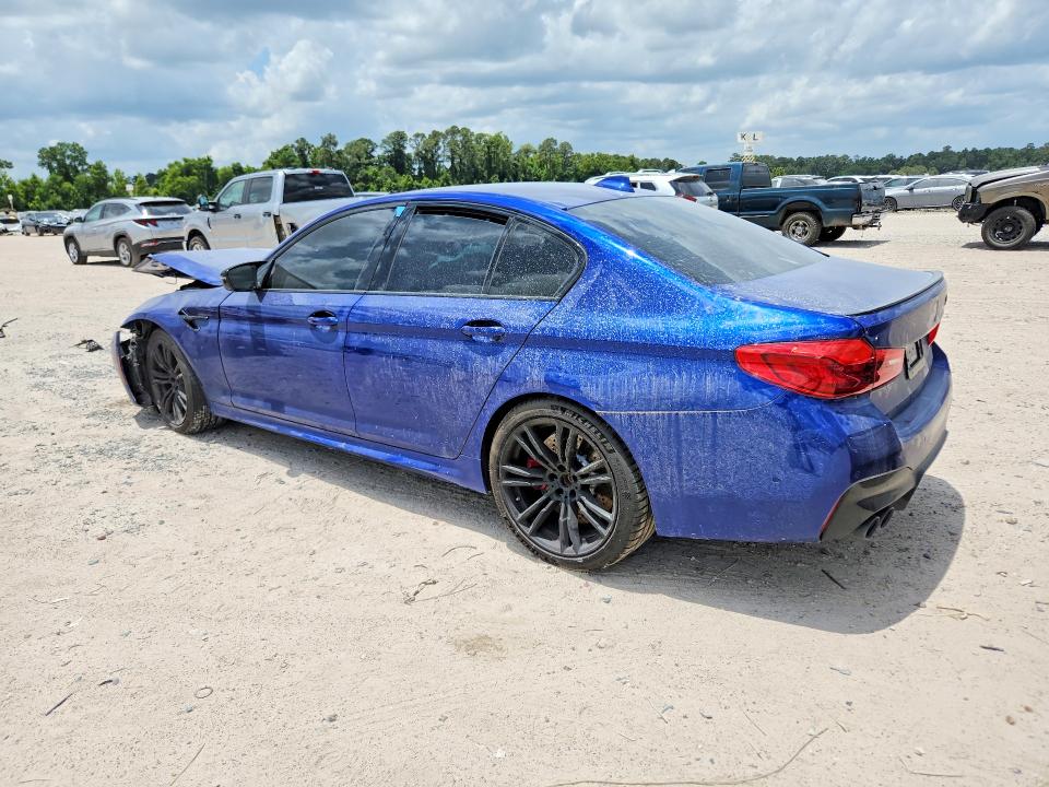 2022 BMW M5 VIN WBS83CH06NCK64273 COPART salvage auction — FRONT END, TX - SALVAGE VEHICLE TITLE, sold $23,900 on 2026-08-28 (photo 2)