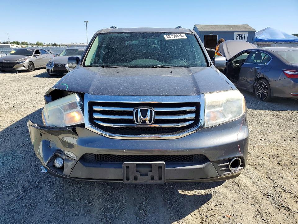 2013 Honda Pilot VIN 5FNYF4H50DB066550 COPART salvage auction — FRONT END, Ca - Salvage Certificate, sold $1,250 on 2026-07-02 (photo 5)