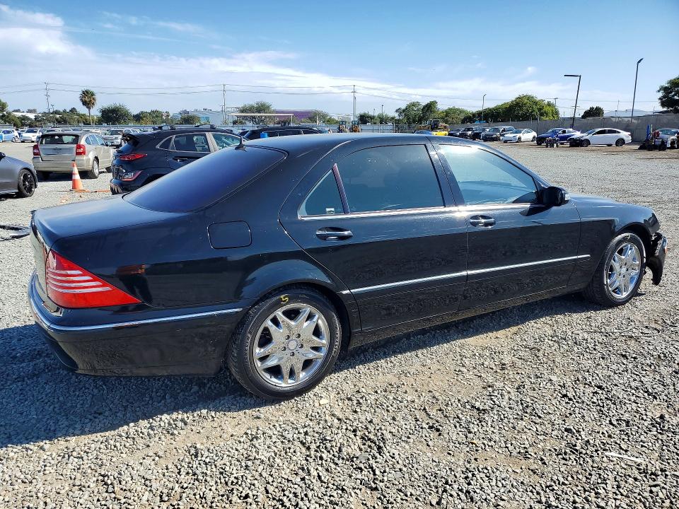 2003 Mercedes-benz S class VIN WDBNG75J73A316035 COPART salvage auction — FRONT END, CA - SALVAGE CERTIFICATE, sold $275 on 2026-07-21 (photo 3)