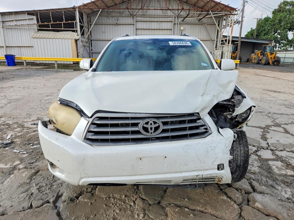 2010 Toyota Highlander VIN JTEZK3EH5A2104437 COPART salvage auction — FRONT END, Tx - Salvage Vehicle Title, sold $40 on 2026-07-28 (photo 5)