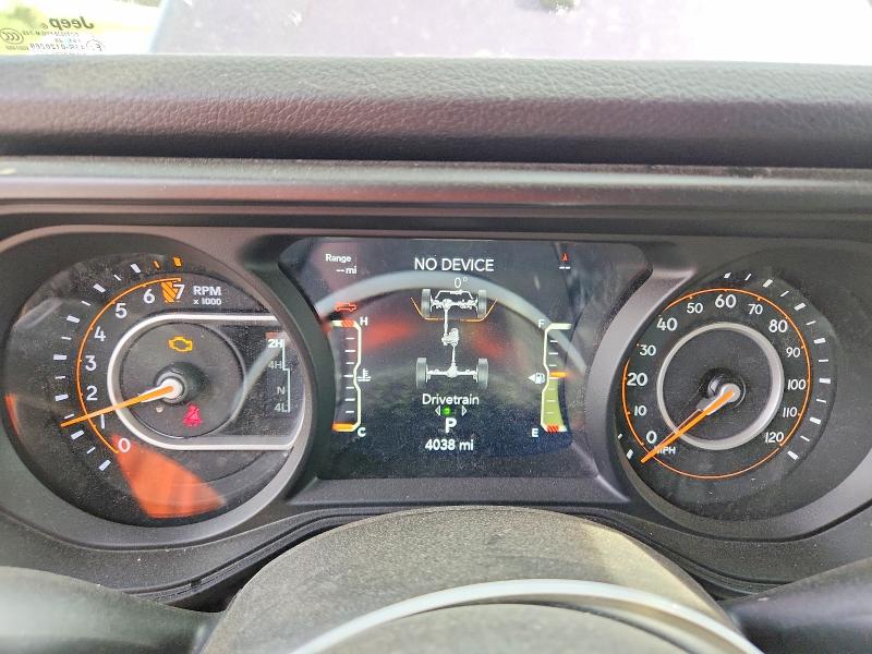 2026 Jeep Gladiator VIN 1C6PJTAG3TL156911 COPART salvage auction — WATER/FLOOD, Mi - Cert Of Title-Flood Vehicle, sold $26,250 on 2026-09-09 (photo 9)