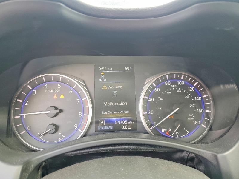 2019 Infiniti Q60 VIN JN1EV7EK8KM230412 COPART salvage auction — REAR END, Ca - Salvage Certificate, sold $2,650 on 2026-07-15 (photo 9)
