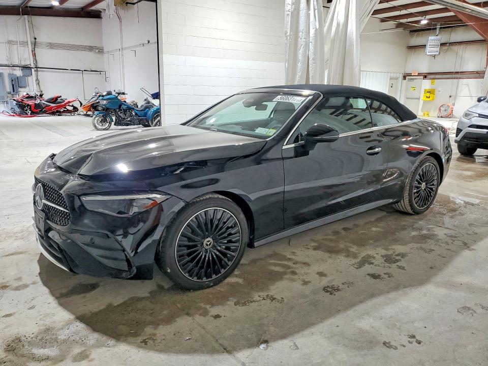 2025 Mercedes-benz Cle-class VIN W1KMK4HB7SF057438 COPART salvage auction — FRONT END, Ny - Mv-907A Salvage Certificate, sold $7,800 on 2026-07-27 (photo 1)