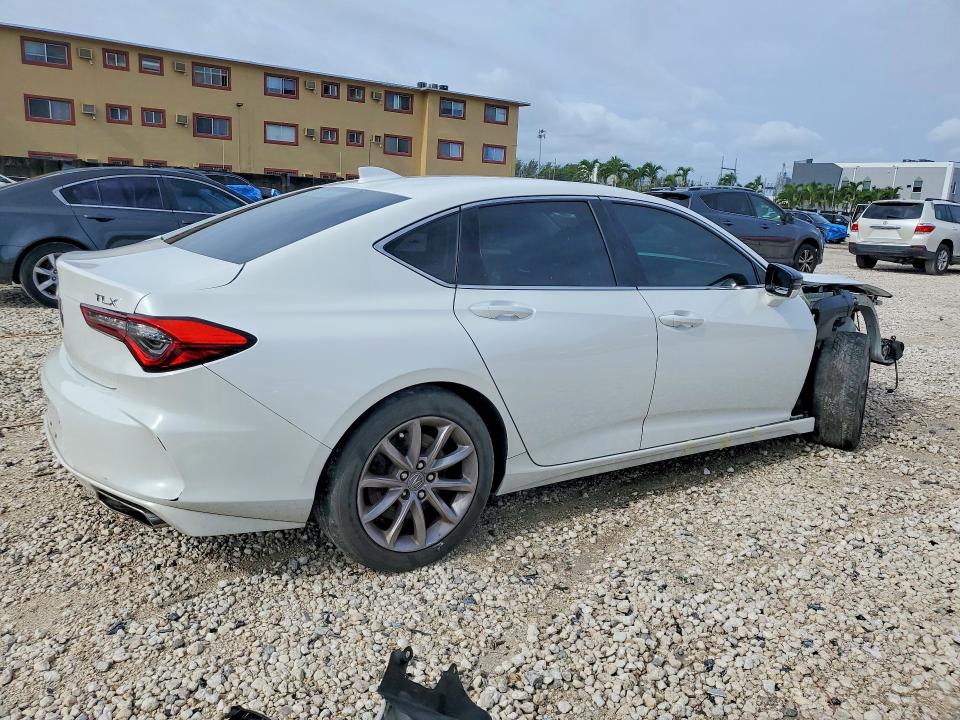 2021 Acura Tlx VIN 19UUB5F32MA000738 COPART salvage auction — FRONT END, Fl - Cert Of Title Slvg Rebuildable, sold $7,100 on 2026-07-14 (photo 3)