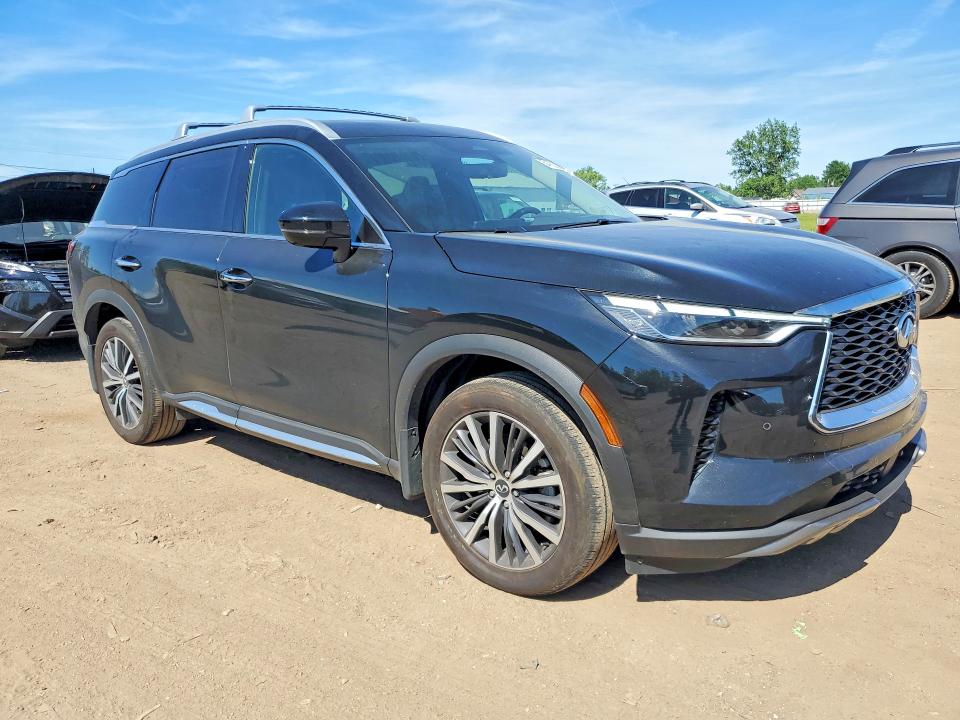 2025 Infiniti Qx60 VIN 5N1AL1GS6SC356006 COPART salvage auction — HAIL, OH - CERT OF TITLE-SALVAGE, sold $21,500 on 2026-07-14 (photo 4)