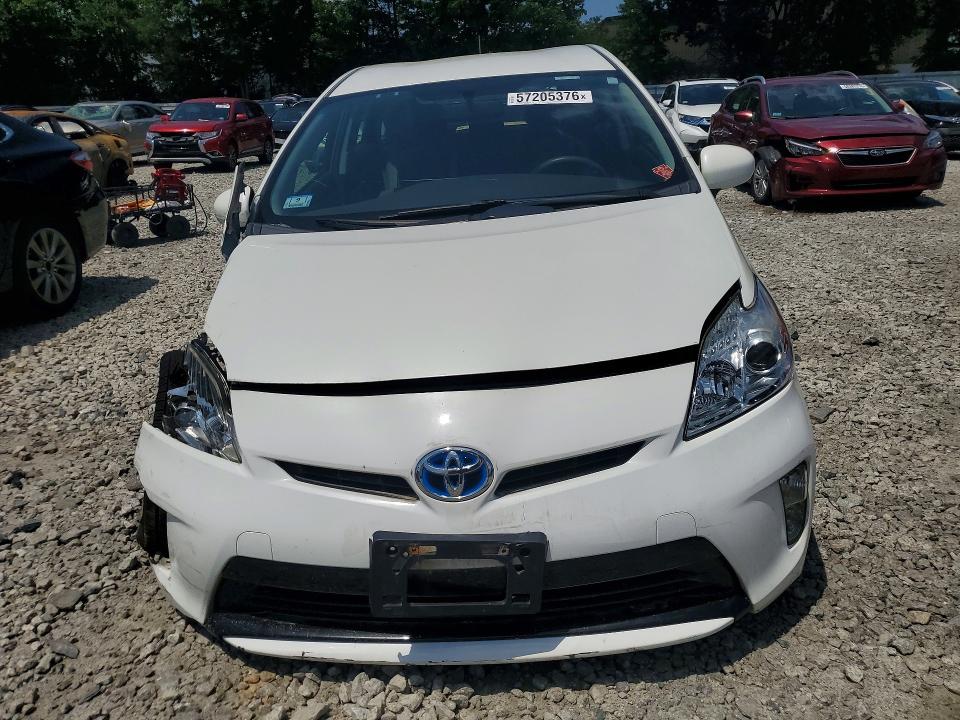 2015 Toyota Prius VIN JTDKN3DU8F0433969 COPART salvage auction — FRONT END, Ma - Cert Of Title-Reconstrctd Coll, sold $2,550 on 2026-07-08 (photo 5)