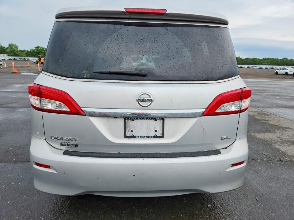 2014 Nissan Quest VIN JN8AE2KPXC9046080 COPART salvage auction — SIDE, Ny - Certificate Of Title, sold $80 on 2026-07-29 (photo 6)