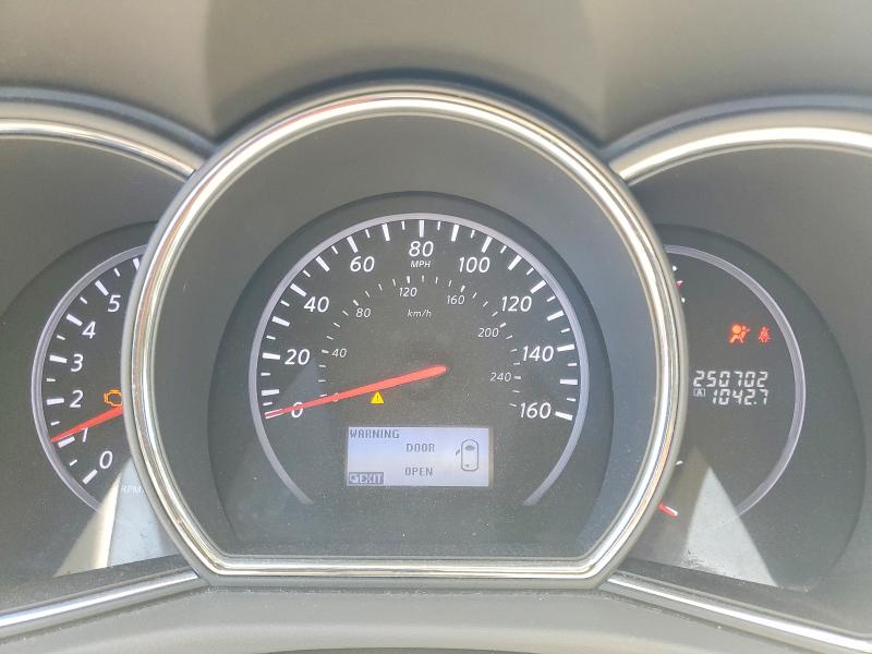 2011 Nissan Murano VIN JN8AZ1MW4BW169960 COPART salvage auction — FRONT END, CA - SALVAGE CERTIFICATE, sold $200 on 2026-07-21 (photo 9)