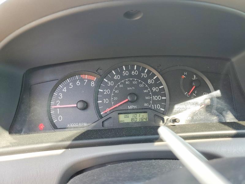 2006 Toyota Corolla VIN JTDBR32EX60076858 COPART salvage auction — REAR END, De - Salvage Certificate, sold $850 on 2026-07-21 (photo 9)