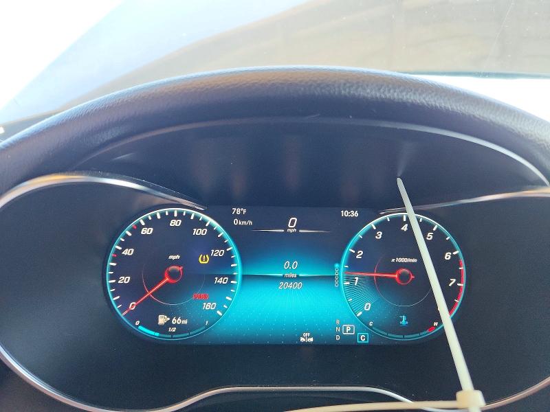 2020 Mercedes-benz C-klasse VIN W1KWF8EB3LR579783 COPART salvage auction — FRONT END, Ca - Salvage Certificate, sold $10,500 on 2026-07-30 (photo 9)