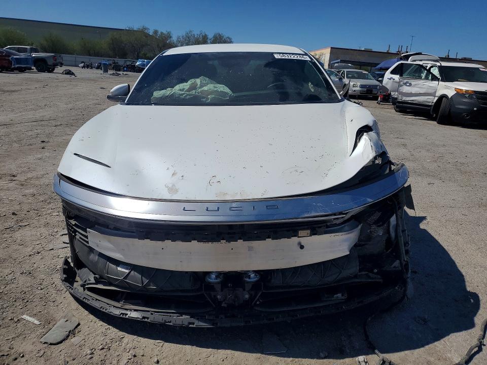 2023 Lucid VIN 50EA1PFAXPA008357 COPART salvage auction — FRONT END, Nv - Salvage Title, sold $5,000 on 2026-08-27 (photo 5)