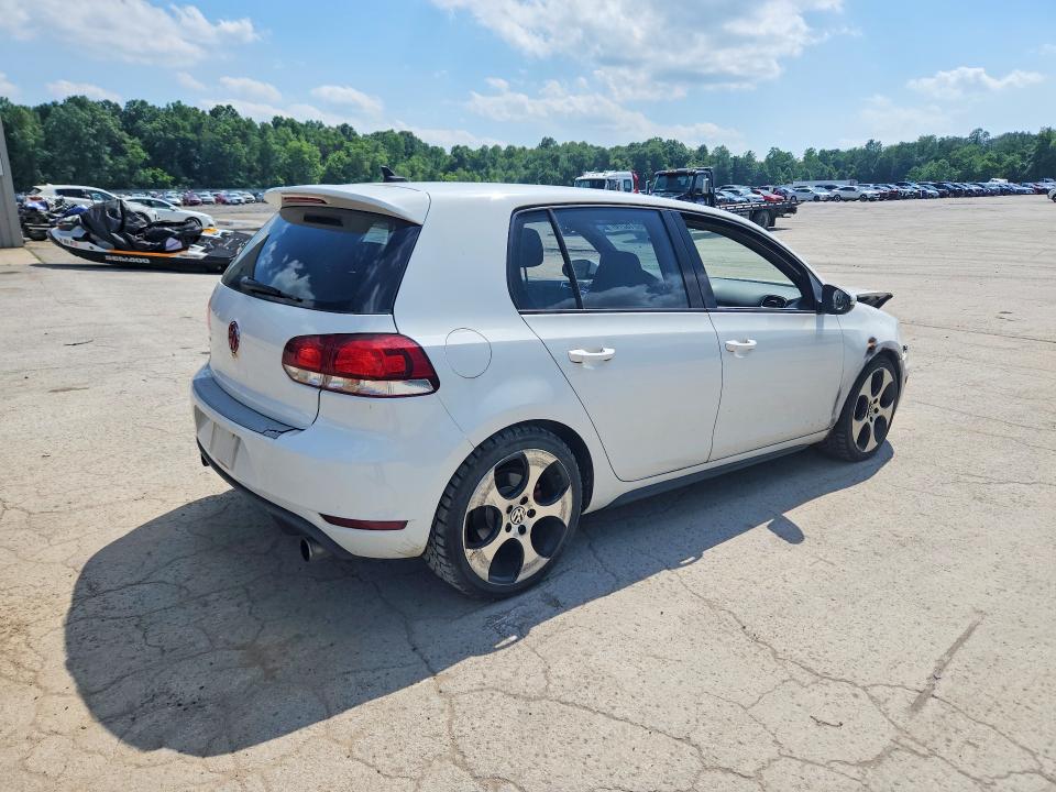 2012 Volkswagen Gti VIN WVWGV7AJ6CW279651 COPART salvage auction — FRONT END, Pa - Certificate Of Salvage, sold $875 on 2026-08-13 (photo 3)