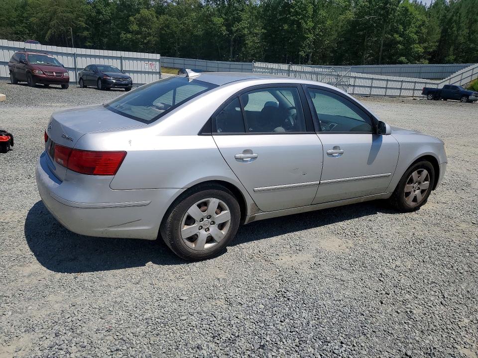 2009 Hyundai Sonata VIN 5NPET46C69H523576 COPART salvage auction — FRONT END, NC - SALVAGE CERTIFICATE OF TITLE, sold $150 on 2026-07-23 (photo 3)