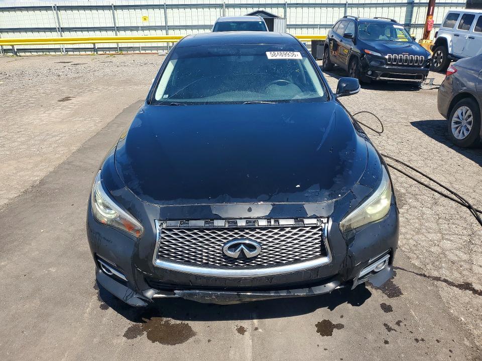 2015 Infiniti Q50 VIN JN1BV7AR5FM414122 COPART salvage auction — REAR END, MI - CERTIFICATE OF TITLE, sold $1,250 on 2026-07-29 (photo 5)