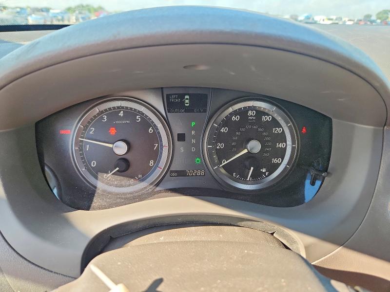 2008 Lexus ES VIN JTHBJ46G682247524 COPART salvage auction — REAR END, Tx - Salvage Vehicle Title, sold $3,500 on 2026-07-30 (photo 9)