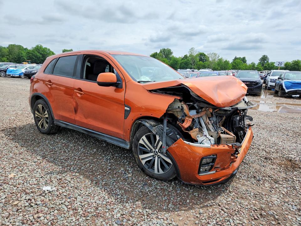 2021 Mitsubishi VIN JA4ARUAU0MU004805 COPART salvage auction — FRONT END, Ny - Mv-907A Salvage Certificate, sold $625 on 2026-07-20 (photo 4)