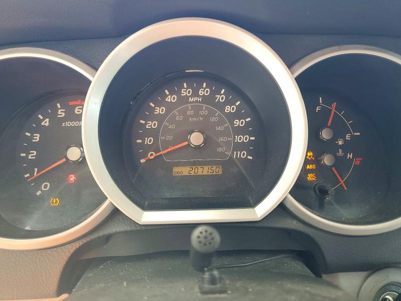 2007 Toyota 4runner VIN JTEZU14R978075717 COPART salvage auction — FRONT END, Tx - Salvage Vehicle Title, sold $5,300 on 2026-07-17 (photo 9)