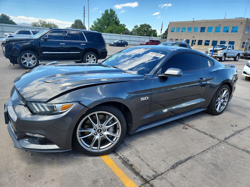 2015 Ford Mustang VIN 1FA6P8CFXF5325986 COPART salvage auction — FRONT END, Co - Public - Salvage Title, sold $8,200 on 2026-07-29 (photo 1)