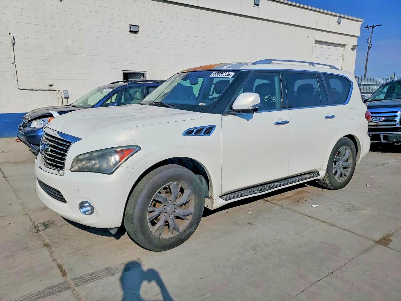 2012 Infiniti QX56 VIN JN8AZ2ND1C9716105 COPART salvage auction — Mechanical, UT - CERTIFICATE OF TITLE, sold $4,300 on 2026-07-09 (photo 1)