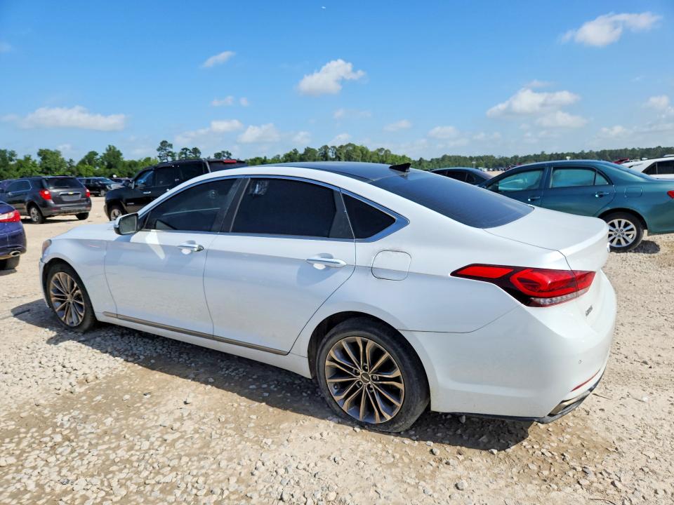 2015 Hyundai Genesis VIN KMHGN4JE6FU021062 COPART salvage auction — FRONT END, Tx - Certificate Of Title, sold $1,400 on 2026-07-09 (photo 2)