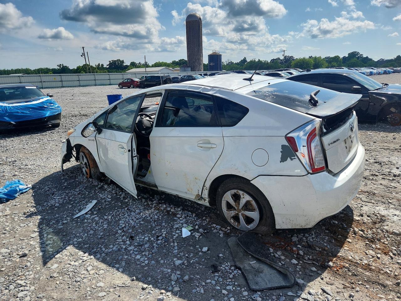 2012 Toyota Prius VIN JTDKN3DU2C5500872 COPART salvage auction — Front End, AL - CERT OF TITLE-SALVAGE TITLE, sold $350 on 2026-06-25 (photo 2)