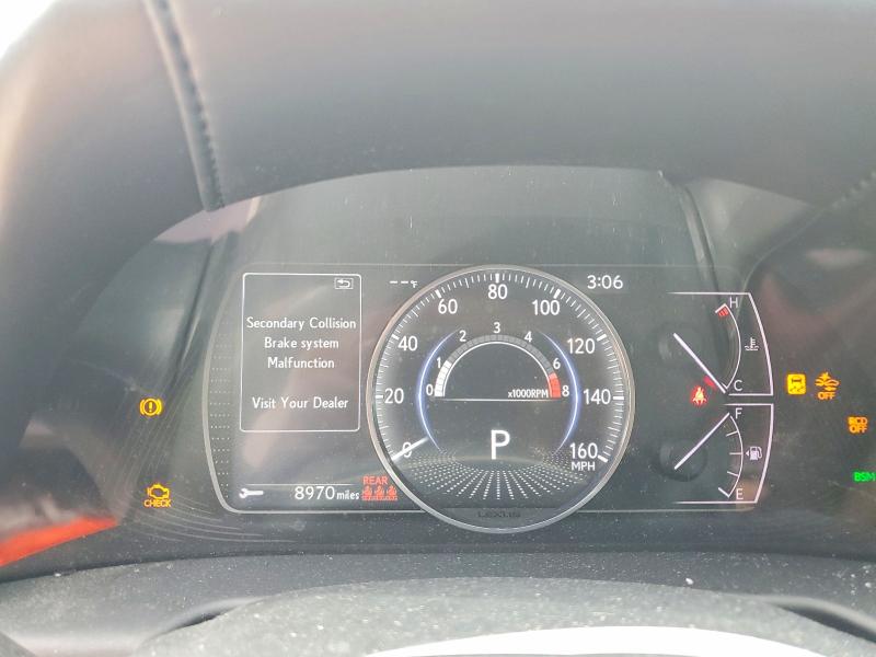 2020 Lexus ES VIN 58AFZ1B16LU070308 COPART salvage auction — FRONT END, Fl - Cert Of Title Slvg Rebuildable, sold $20,700 on 2026-07-31 (photo 9)
