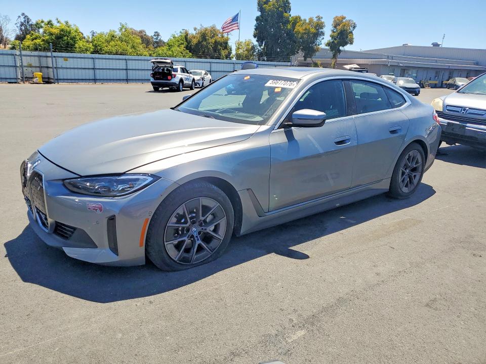 2024 BMW I4 VIN WBY43AW04RFS55409 — COPART salvage auction photo
