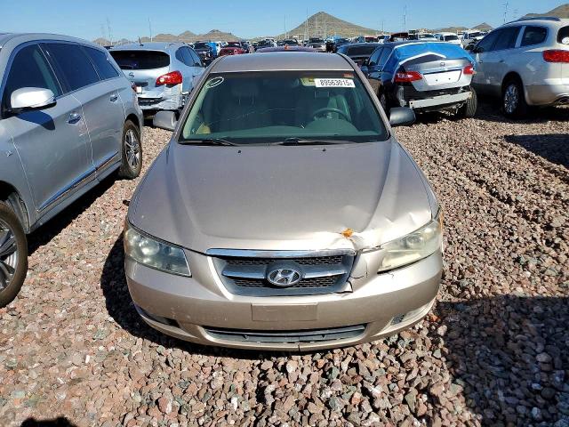 2007 Hyundai Sonata VIN 5NPEU46F17H185704 COPART salvage auction — FRONT END, AZ - CERTIFICATE OF TITLE, sold $625 on 2026-07-09 (photo 5)