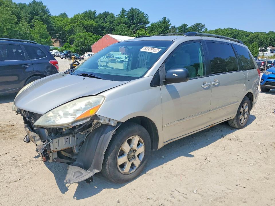 2006 Toyota Sienna VIN 5TDZA23C56S447743 COPART salvage auction — FRONT END, Ma - Cert Of Title-Parts Only Salva, sold $925 on 2026-07-20 (photo 1)