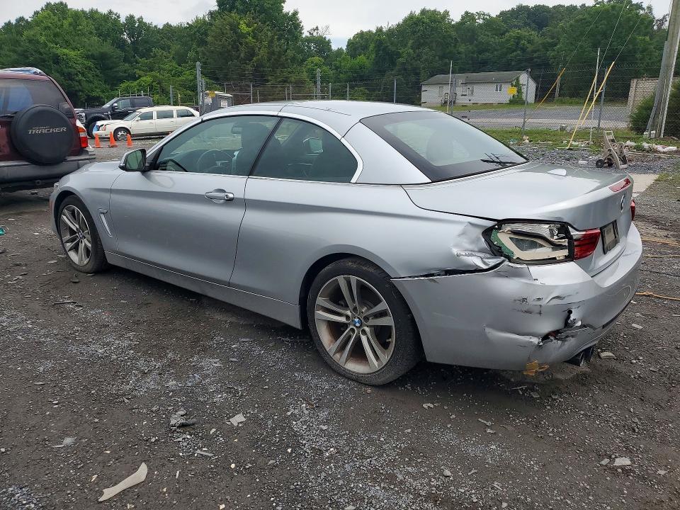2018 BMW 4er VIN WBA4Z1C59JEC60504 COPART salvage auction — REAR END, Pa - Cert Of Title, sold $6,400 on 2026-07-23 (photo 2)