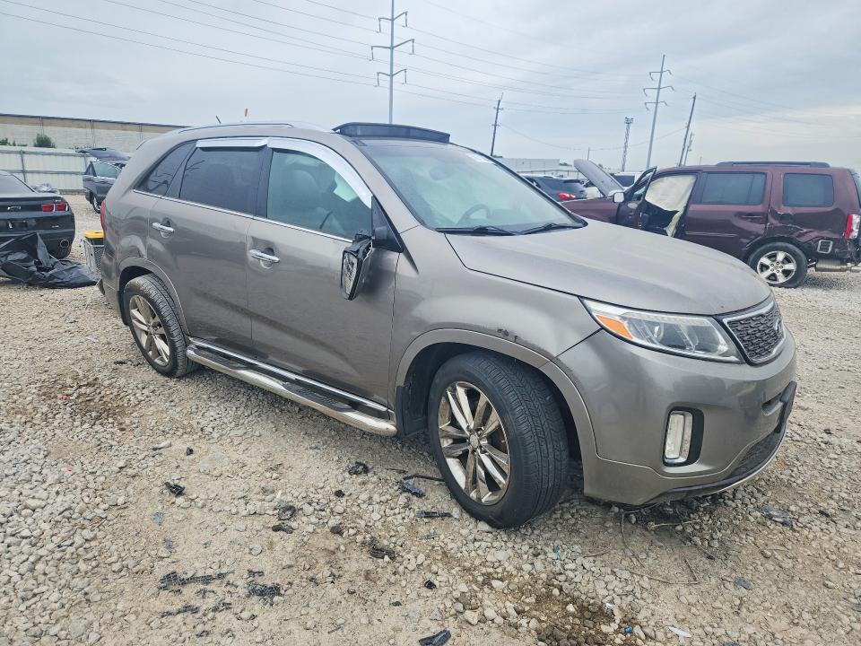 2015 Kia Sorento VIN 5XYKW4A78FG595516 COPART salvage auction — SIDE, Oh - Cert Of Title-Salvage, sold $1,350 on 2026-07-14 (photo 4)