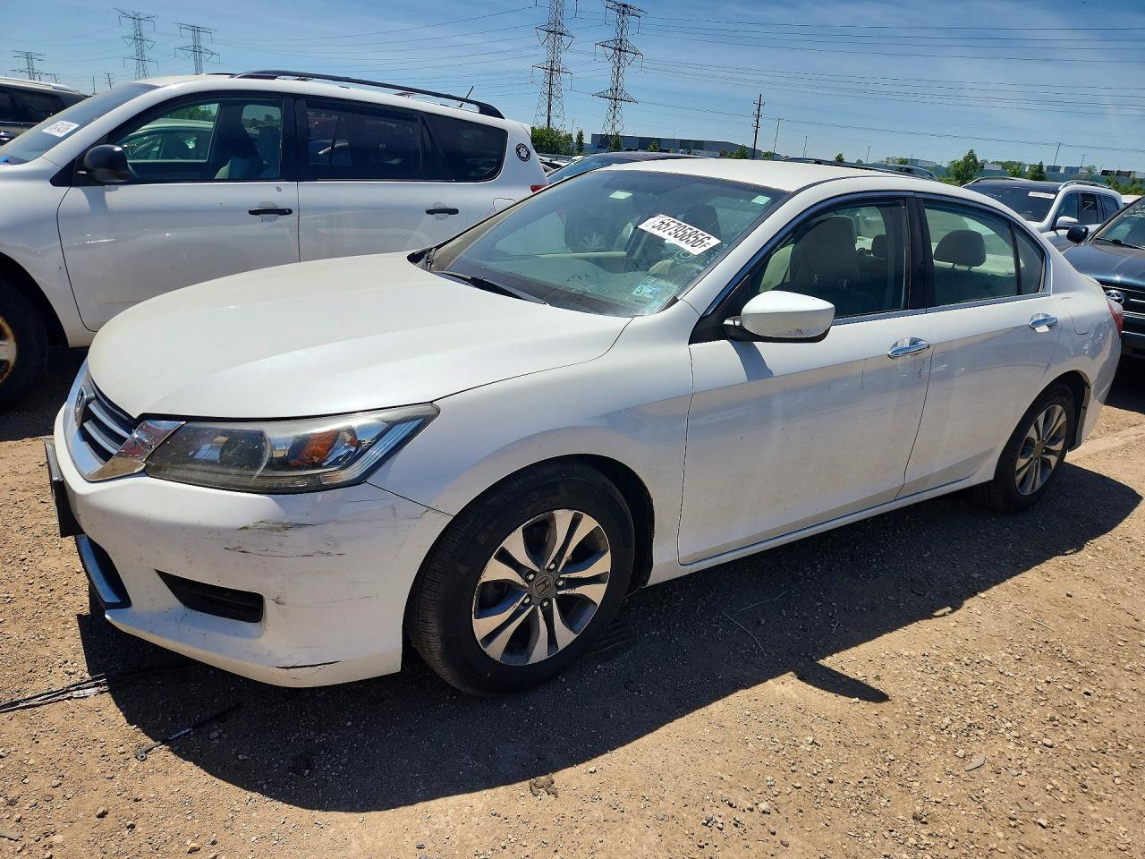 2014 Honda Accord VIN 1HGCR2F30EA257579 COPART salvage auction — Rear End, IL - SALVAGE CERTIFICATE, sold $3,600 on 2026-07-09 (photo 1)