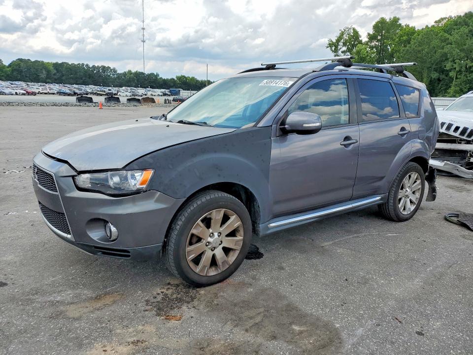 2010 Mitsubishi Outlander VIN JA4AS3AW4AZ003610 COPART salvage auction — REAR END, Nc - Salvage Certificate Of Title, sold $250 on 2026-07-28 (photo 1)