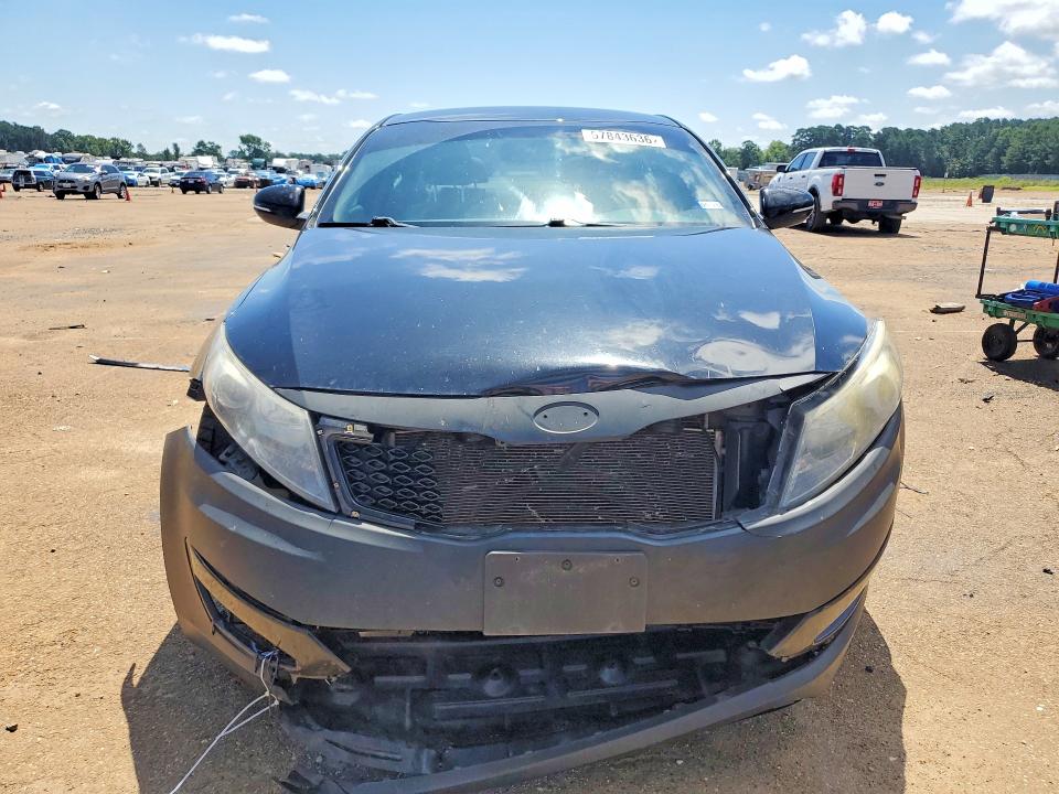 2013 Kia VIN 5XXGN4A76DG206530 COPART salvage auction — FRONT END, Tx - Salvage Vehicle Title, sold $600 on 2026-07-27 (photo 5)