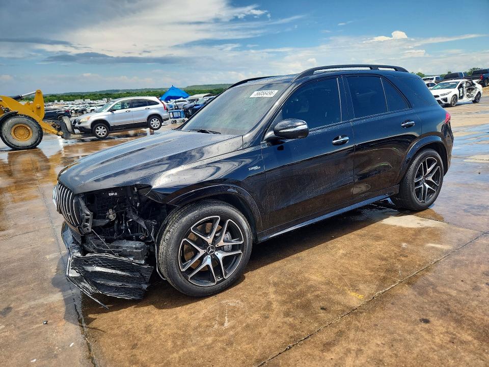 2022 Mercedes-benz Gle VIN 4JGFB6BB4NA654714 COPART salvage auction — FRONT END, Tx - Salvage Vehicle Title, sold $27,250 on 2026-07-09 (photo 1)