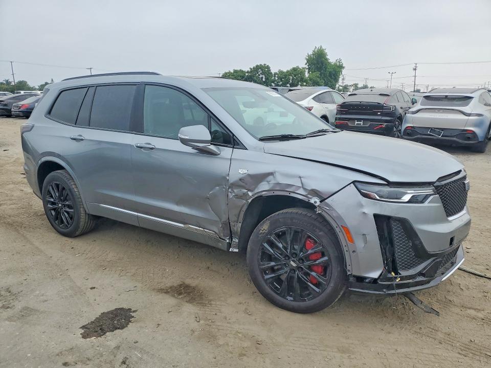 2025 Cadillac Xt6 VIN 1GYKPGRS2SZ151089 COPART salvage auction — FRONT END, Ca - Salvage Certificate, sold $20,200 on 2026-07-13 (photo 4)