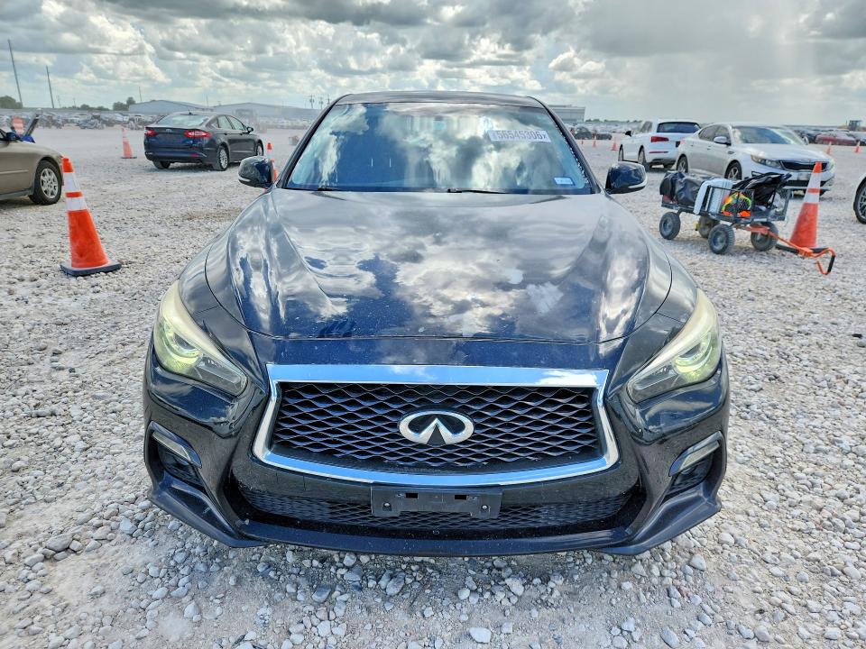 2018 Infiniti Q50 VIN JN1EV7AP6JM363296 COPART salvage auction — REAR END, Tx - Salvage Vehicle Title, sold $2,700 on 2026-07-23 (photo 5)