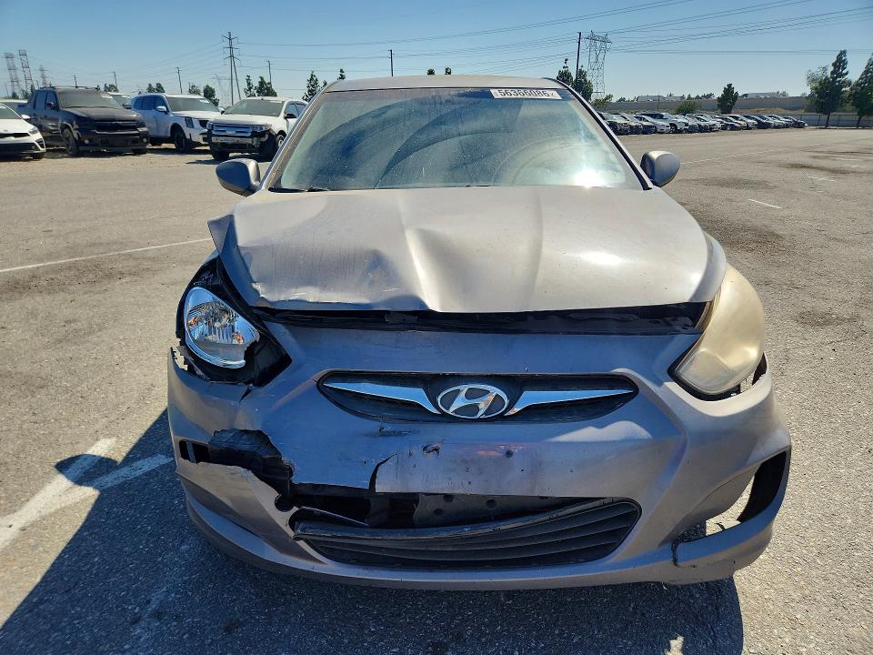 2013 Hyundai VIN KMHCT4AEXDU548524 COPART salvage auction — FRONT END, Ca - Salvage Certificate, sold $150 on 2026-07-02 (photo 5)