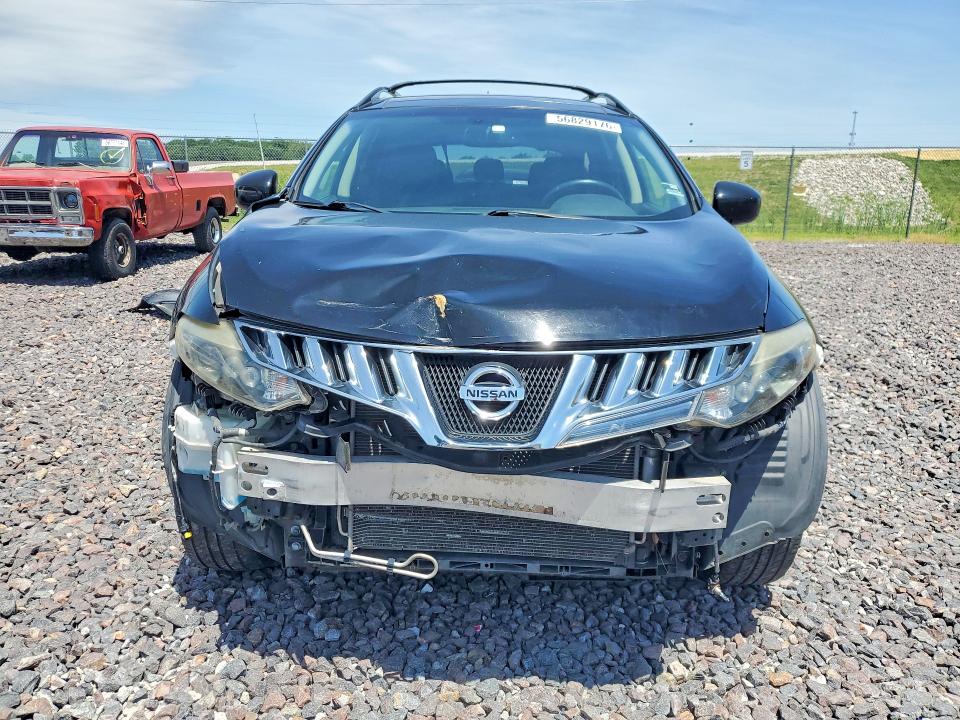 2009 Nissan Murano VIN JN8AZ18WX9W114286 COPART salvage auction — FRONT END, In - Cert Of Title-Salvage Title, sold $525 on 2026-07-21 (photo 5)