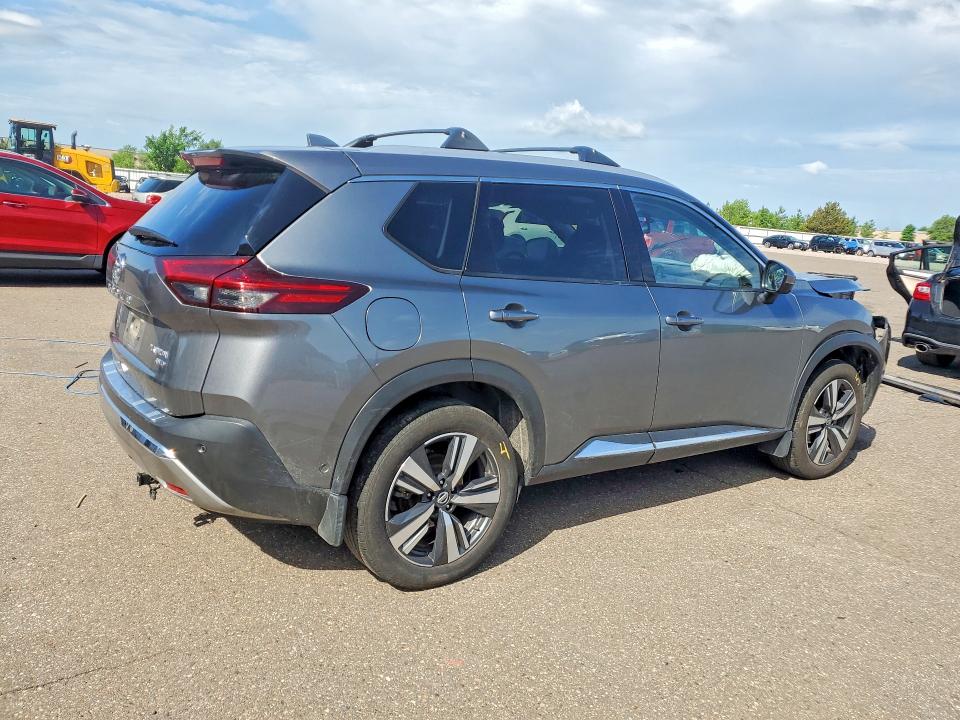 2021 Nissan Rogue VIN JN8AT3DD5MW303499 COPART salvage auction — FRONT END, Mn - Cert Of Title-Salvage, sold $525 on 2026-07-30 (photo 3)