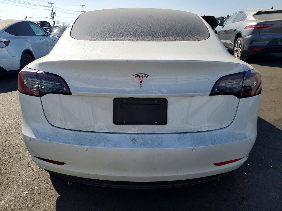2022 Tesla Model 3 VIN 5YJ3E1EA8NF352113 COPART salvage auction — FRONT END, CA - SALVAGE CERTIFICATE, sold $325 on 2026-08-03 (photo 6)