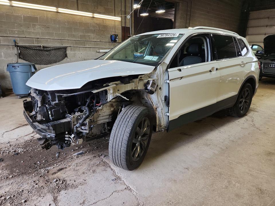 2022 Volkswagen Tiguan VIN 3VV2B7AX7NM126711 COPART salvage auction — FRONT END, Ny - Mv-907A Salvage Certificate, sold $8,300 on 2026-07-06 (photo 1)