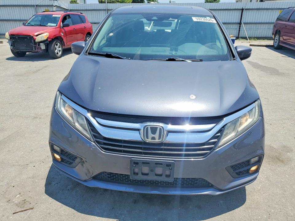 2018 Honda Odyssey VIN 5FNRL6H7XJB053407 COPART salvage auction — REAR END, Ca - Salvage Certificate, sold $4,050 on 2026-07-24 (photo 5)