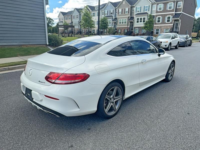 2017 Mercedes-benz C-klasse VIN WDDWJ4KB7HF538870 COPART salvage auction — MINOR DENT/SCRATCHES, GA - CERTIFICATE OF TITLE (P), sold $12,000 on 2026-07-29 (photo 4)