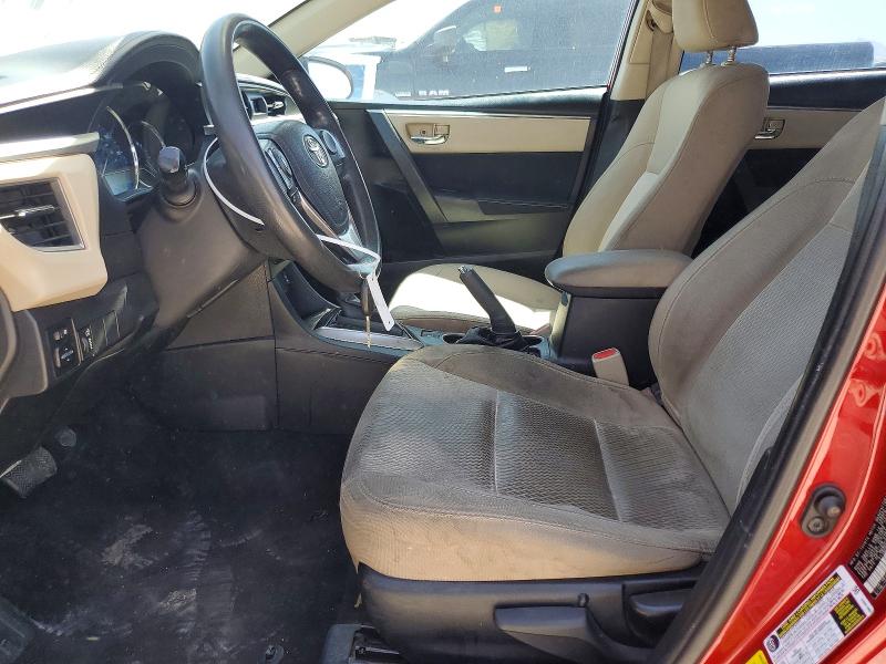 2015 Toyota Corolla VIN 2T1BURHE5FC270938 COPART salvage auction — MECHANICAL, Ut - Certificate Of Title, sold $1,900 on 2026-07-10 (photo 7)