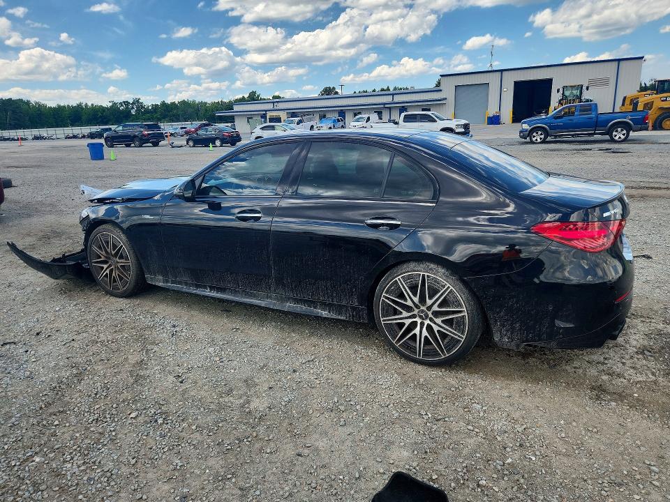 2023 Mercedes-benz C-klasse amg VIN W1KAF8HB5PR148440 COPART salvage auction — FRONT END, Nc - Salvage Certificate Of Title, sold $10,400 on 2026-07-27 (photo 2)