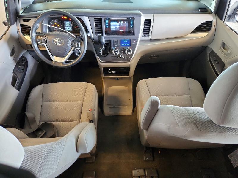 2015 Toyota Sienna VIN 5TDZK3DC5FS600753 COPART salvage auction — ALL OVER, Ca - Dlr/Dis/Exp Only Salvage Title, sold $1,250 on 2026-07-27 (photo 8)