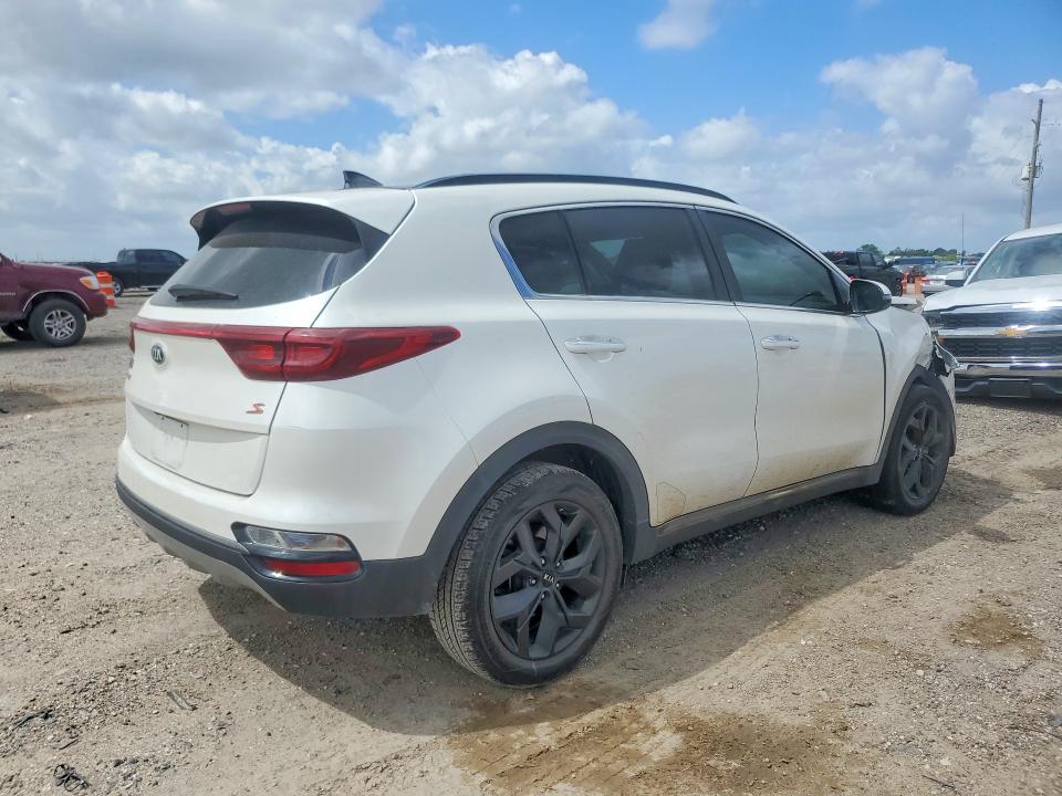 2020 Kia Sportage VIN KNDP63ACXL7782987 COPART salvage auction — FRONT END, Tx - Salvage Vehicle Title, sold $2,600 on 2026-07-13 (photo 3)
