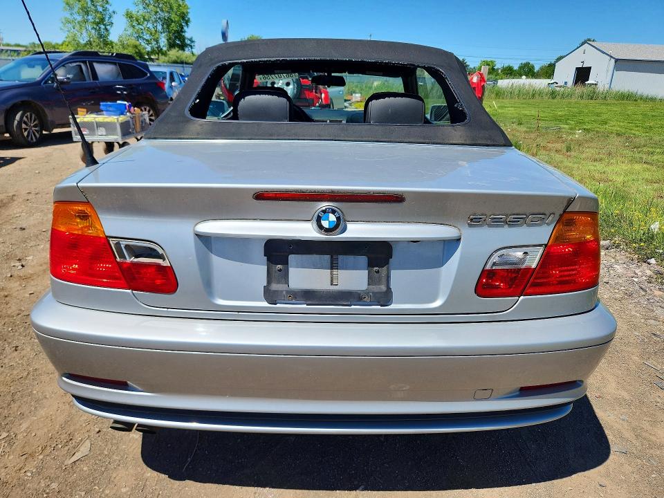 2001 BMW 3 series VIN WBABS33481JY41155 COPART salvage auction — HAIL, Oh - Cert Of Title-Salvage, sold $1,050 on 2026-07-09 (photo 6)